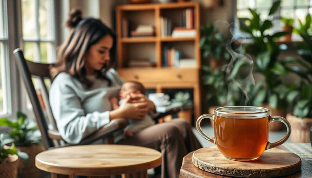Stillen und Tee trinken: Natürliche Unterstützung für Mütter
