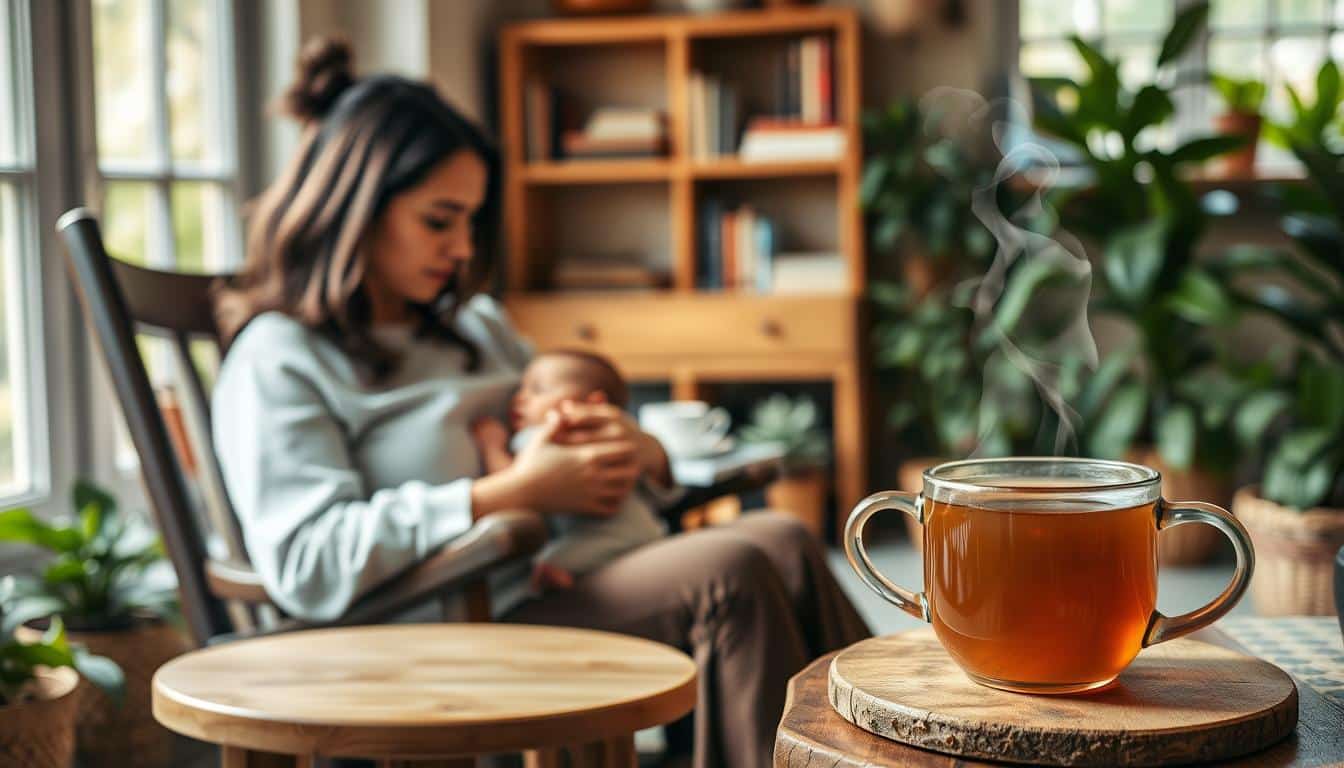 Stillen und Tee trinken: Natürliche Unterstützung für Mütter