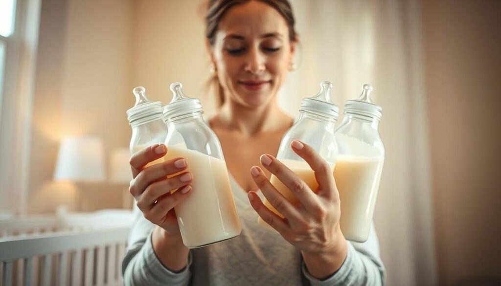 Überproduktion von Muttermilch bewältigen
